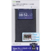 GALAXY S5 VIEW CRADLE CASE JEWEL SAFFIANO PATTERN_BLACK FAEA000MBK