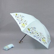 ポリエステル キャンディー柄 55cm 3段ミニ傘 ブルー [001402356-4024 ブルー]