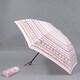 001402356-4025 ピンク ポリエステル ケーキ柄 55cm 3段ミニ傘 ピンク