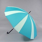 ポリエステル 16本骨 色違い 55cm グリーン [001404696 グリーン]