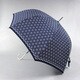 001431034-4310 紺 ポリエステル パンチング 60cm ジャンプ傘 紺