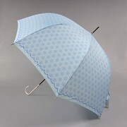 ポリエステル パンチング 60cm ジャンプ傘 ブルー [001431034-4310 ブルー]
