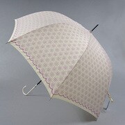 ポリエステル パンチング 60cm ジャンプ傘 ベージュ [001431034-4310 ベージュ]