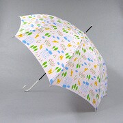 ポリエステル 森の猫 60cm ジャンプ傘 パープル [001431736-4317 パープル]