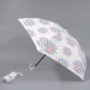 ポリエステル 花火 55cm 3段ミニ傘 ピンク [001431756-4319 ピンク]