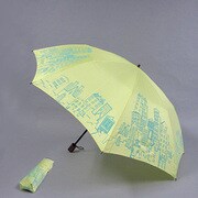 ポリエステルサテン タウン 58cm 2段折り傘 グリーン [001432046-4320 グリーン]