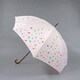 001432336-4324 ピンク ポリエステル 紙吹雪柄 60cm ジャンプ傘 ピンク