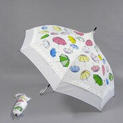 ポリエステル 傘柄 55cm 2段折り傘 パゴダ オフ [001432846-4328 オフ]