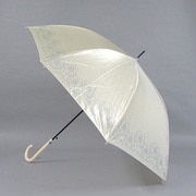 フェミオ・ヴァレンティノ サテンプリント 60cm ジャンプ傘 ベージュ [001770036-7700 ベージュ]