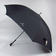 フェミオ・ヴァレンティノ 無地 70cm ジャンプ傘 黒 [001780036-無地 黒]