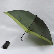 フェミオ・ヴァレンティノ ストライプ柄 60cm 3段ミニ傘 カーキ [001781056-7810 カーキ]