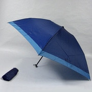 フェミオ・ヴァレンティノ ストライプ柄 60cm 3段ミニ傘 紺 [001781056-7810 紺]