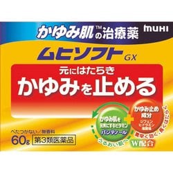 ムヒソフトGXかゆみ肌の治療薬クリーム 60g [第3類医薬品 しっしん・かゆみ ※セルフメディケーション税制対象商品]