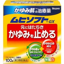 ムヒソフトGXかゆみ肌の治療薬クリーム 100g [第3類医薬品 しっしん・かゆみ ※セルフメディケーション税制対象商品]
