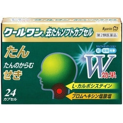 クールワン 去たんソフトカプセル 24CP [第2類医薬品 去たん ※セルフメディケーション税制対象商品]
