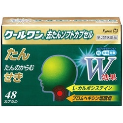 クールワン 去たんソフトカプセル 48CP [第2類医薬品 去たん ※セルフメディケーション税制対象商品]