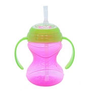 対象月齢：12ヶ月～ FDNB1016003 Click-it ツインハンドル・シッピーフレックスボトル 240ml ピンク
