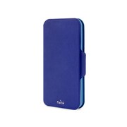 IPC5WALLETBLUE1 [iPhone 5/5s用 BI-COLOR WALLET CASE ブルー×水色]
