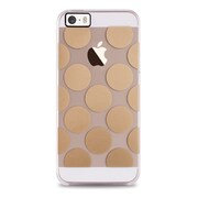 IPC5GOLD2 [iPhone 5/5s用 GOLD FIBER AND POIS COVER 水玉]