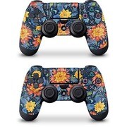 PS4 コントローラー用スキンシール Blue Bird Pattern [PlayStation4用アクセサリー]