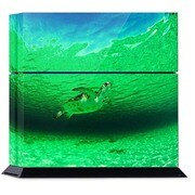 PS4 用スキンシール A Wild Green Sea Turtle [PlayStation4用アクセサリー]