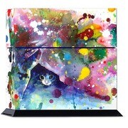 PS4 用スキンシール Meow [PlayStation4用アクセサリー]