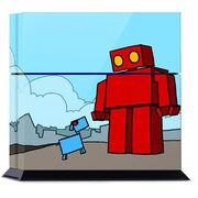 PS4 用スキンシール Red Robot Leaving The City [PlayStation4用アクセサリー]