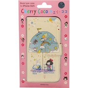 J-I5S-IＮ03 [ブックタイプケース iPhone5/iPhone5s Cherry Coco Umbrella]