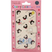 J-I5S-IＮ04 [ブックタイプケース iPhone5/iPhone5s Cherry Coco Pattern]
