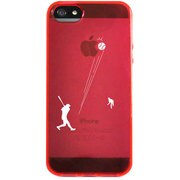 ipc-y-051 [クリアケース iPhone SE/5s/5用 野球Foul Ball！！PK]