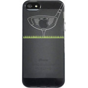 ipc-y-056 クリアケースiPhone 5/5s ゴルフTeeShot！！BK