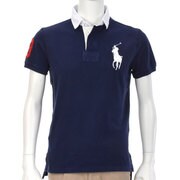 ポロシャツ 半袖 S B82 NAVY [Sサイズ ネイビー]