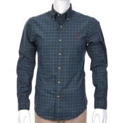 Sサイズ ブループライド シャツ 長袖 S B33 BLUPLAID