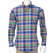 Sサイズ ブループライド シャツ 長袖 S B33 BLUPLAID