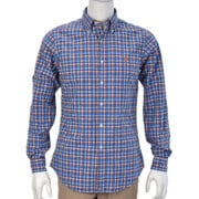 Lサイズ ブループライド シャツ 長袖 L B33 BLUPLAID