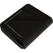LED付乾電池式充電器 12cm microUSBケーブル付 単3×4本タイプ ブラック RM-2545BK