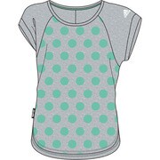 DDX07 [AT SS ヘザードッドTシャツ 半袖 レディース J/OT ミディアムグレイヘザｰ]