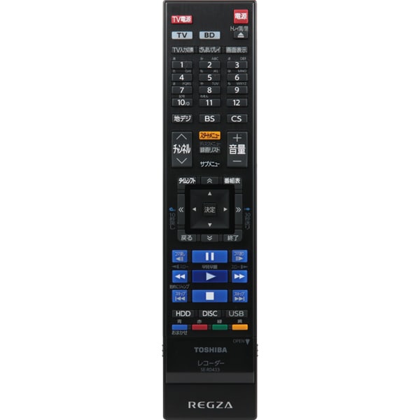 REGZA DBR-M490用リモコン SE-R0433(良品) - 映像機器