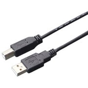 USBケーブル スリム AtoB  1m 黒 USB-N10S/BK