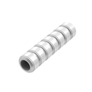 MZパイプ シルバー 4.0mm (20個入) [工作パーツ]