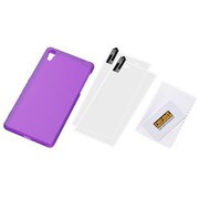 RT-SO03FC1/V [Xperia Z2 SO-03F用 シルキータッチ・シリコン/バイオレット（半透明）]