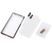 RT-SO03FC6/B [Xperia Z2 SO-03F用 ハイブリッド・ソフトジャケット/クリアブラック]