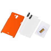 AQUOS ZETA SH-04F用 ハードコーティング・シェルジャケット/オレンジ RT-SH04FC3/O