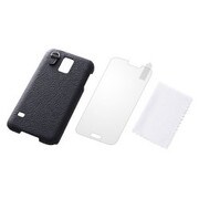 GALAXY S5 レザージャケット 合皮タイプ プレミアムセット ブラック RT-GS5GL1/B