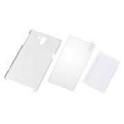RT-SH04FG3/C [AQUOS ZETA SH-04F用 ハードコーティング・シェルジャケット・プレミアムセット/クリア]