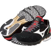 WAVE SPACER GL-J4 ブラック×ホワイト 28.5cm ユニセックス [J1GA147501]