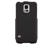 Galaxy S5 au SCL23用ケース SLIM FLIP ブラック CM031055