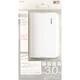 リチウムバッテリー6600mAh USB出力：2ポート 最大合計：2A ホワイト LMU-60CM-WH