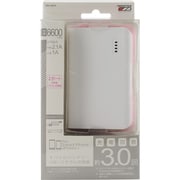 リチウムバッテリー6600mAh USB出力：2ポート 最大合計：2A ピンク LMU-60CM-PK