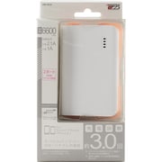 リチウムバッテリー6600mAh USB出力：2ポート 最大合計：2A オレンジ LMU-60CM-OR